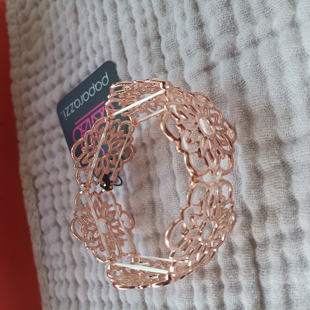 Gold Floral Bracelet